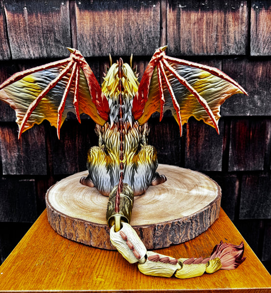 3D Printed Wolf Dragon - Vikirnoff Von Shrieder