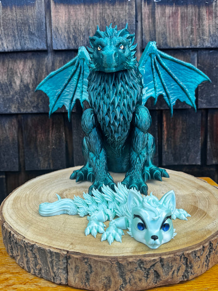 3D Print Baby Wolf Dragon - Tamara Daratrazanoff