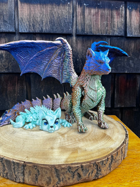 3D Print Baby Wolf Dragon - Tamara Daratrazanoff