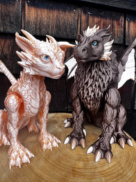 3D Printed Wolf Dragon - Aleksei