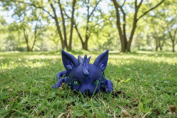 3D Printed Baby Wolf Dragon - Alexandru Dubrinsky