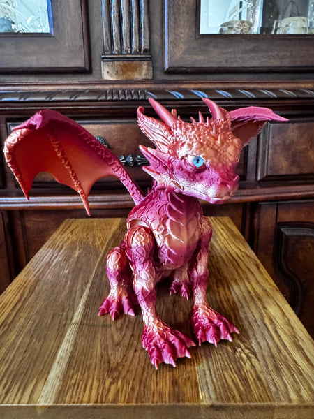 3D Print Jaguar Dragon - Antoinetta Scarletti Justicano