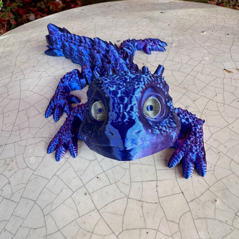 3D Printed Baby Stone Dragon - Jase Amiras