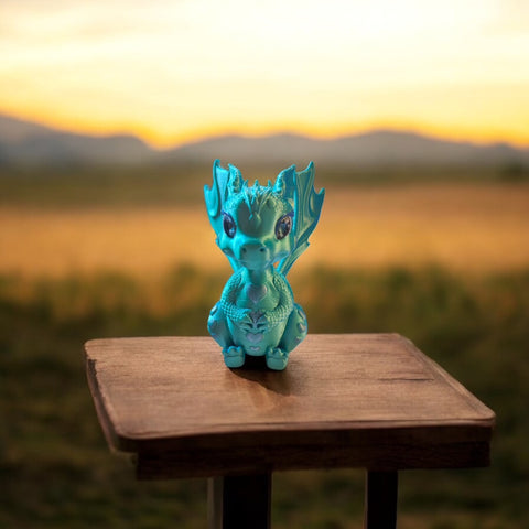 3D Printed Sea Haven Dragon- Rikki (Water Bound)