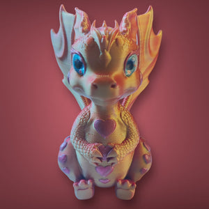 3D Printed Sea Haven Dragon - Lissa (Fire Bound)