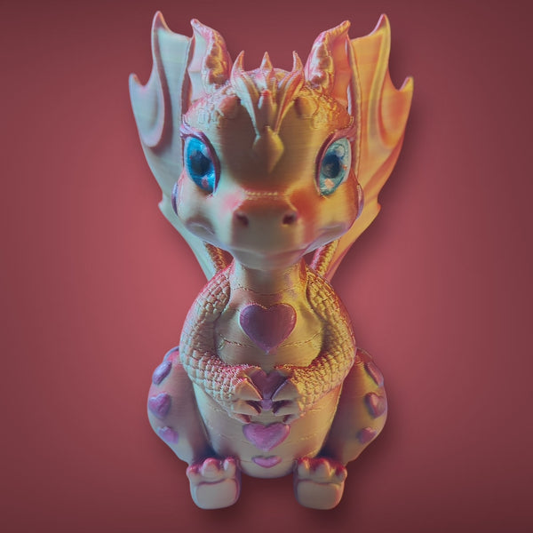 3D Printed Sea Haven Dragon - Lissa (Fire Bound)