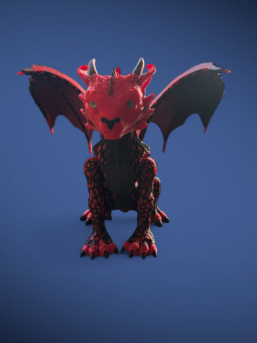 3D Print Leopard Dragon - Tempest "Rusti" Trine