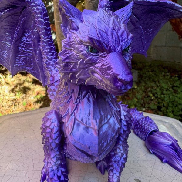 3D Printed Wolf Dragon - Vasilisa Sidkorolyavolkva