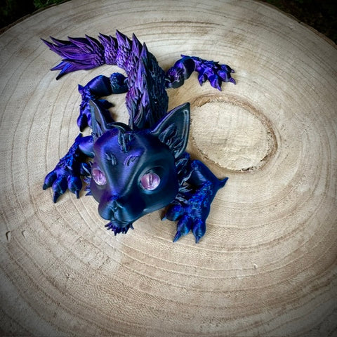 3D Printed Baby Wolf Dragon - Alexandru Dubrinsky