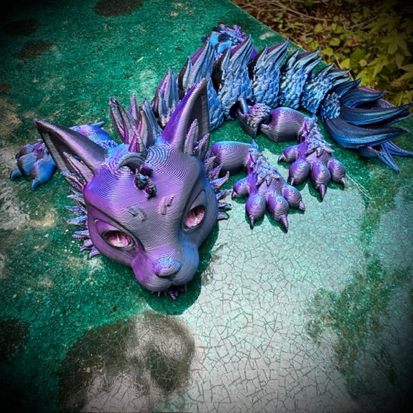 3D Printed Baby Wolf Dragon - Alexandru Dubrinsky