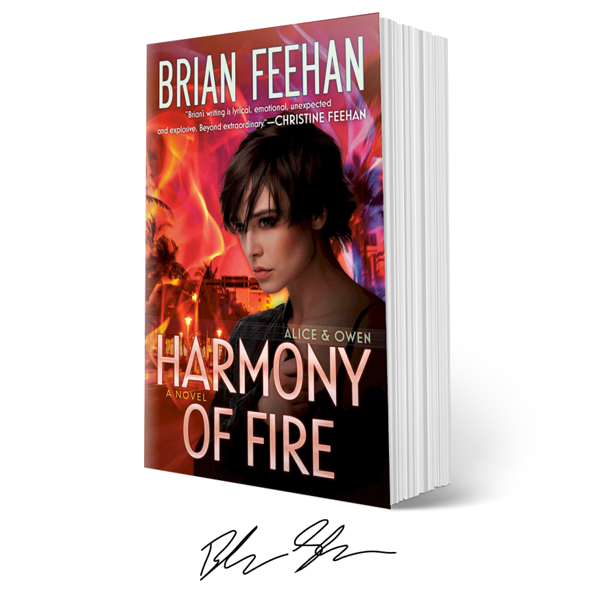 Autographed Harmony of Fire Paperback