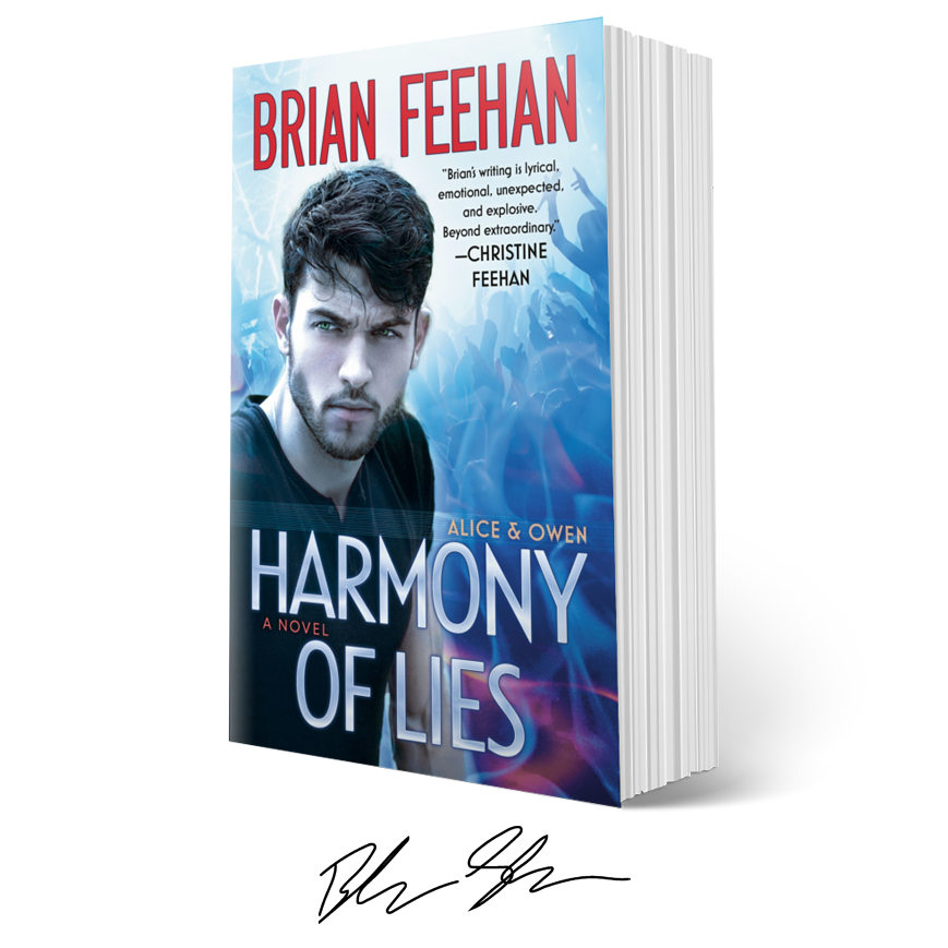 Autographed Harmony of Lies Paperback