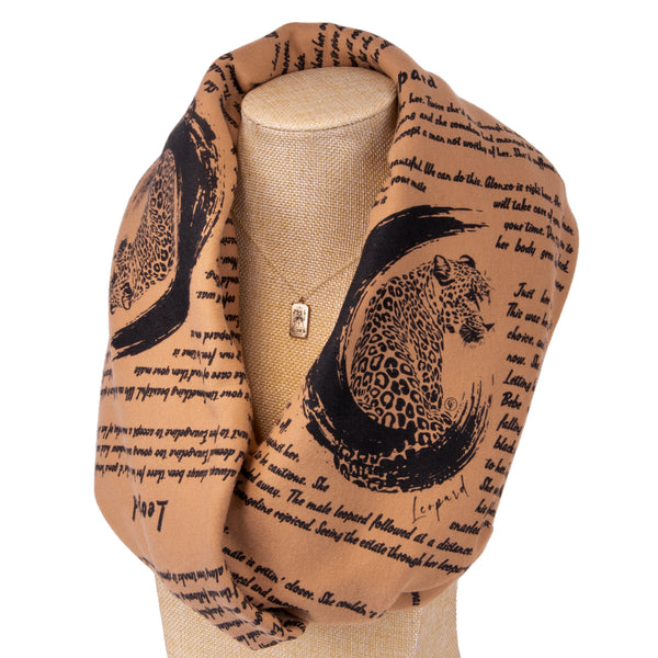 Leopard Series Infinity Book Scarf